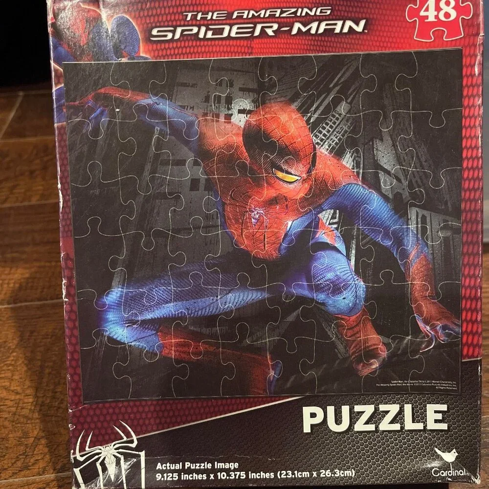 3~Jigsaw Puzzle SPIDERMAN Amazing 48 pieces 9